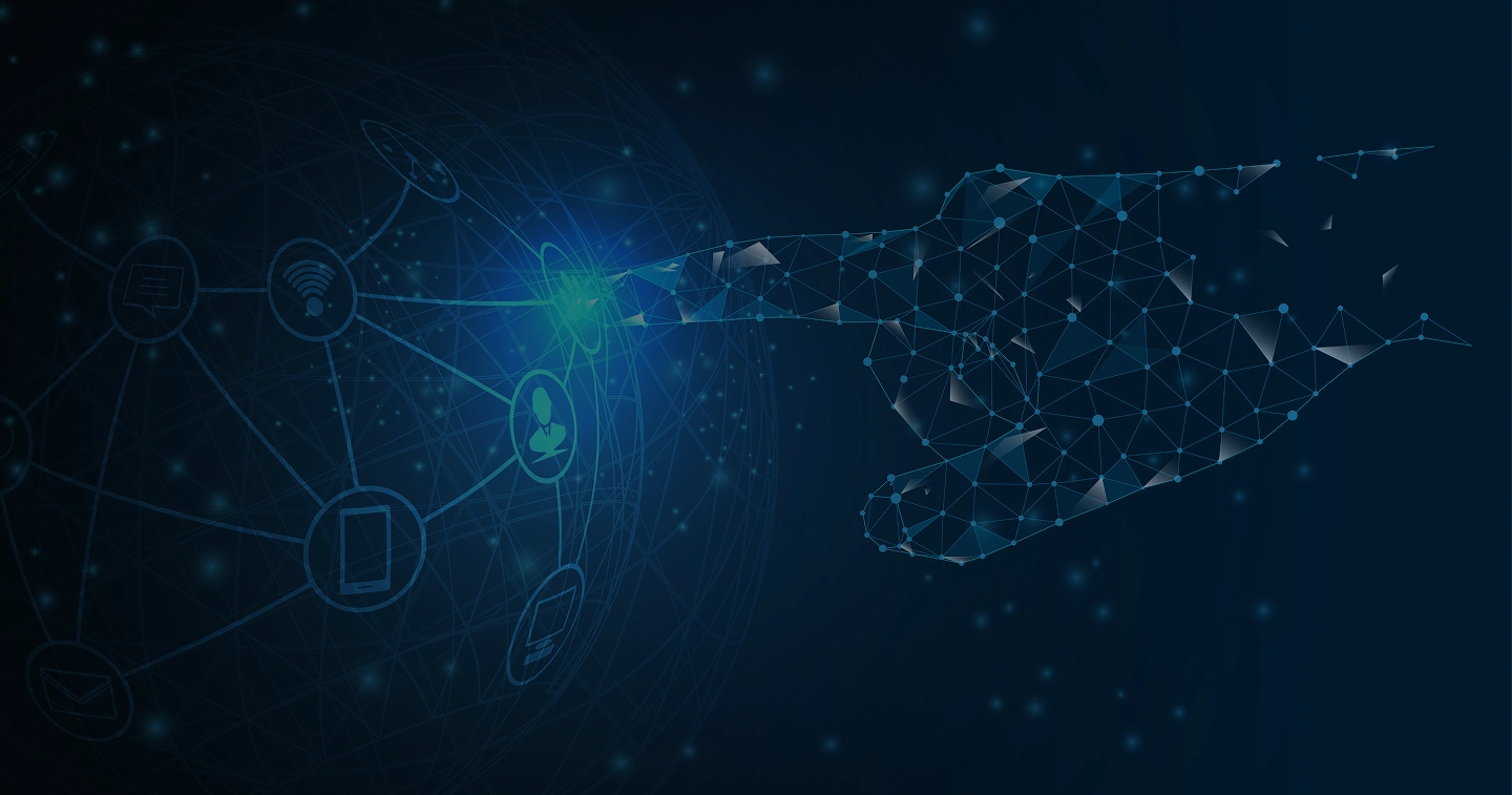 Grafica di sfondo della pagina contatti di Finexia