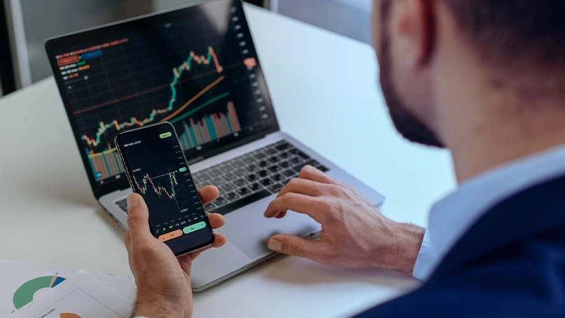 Dashboard di trading IA di Finexia